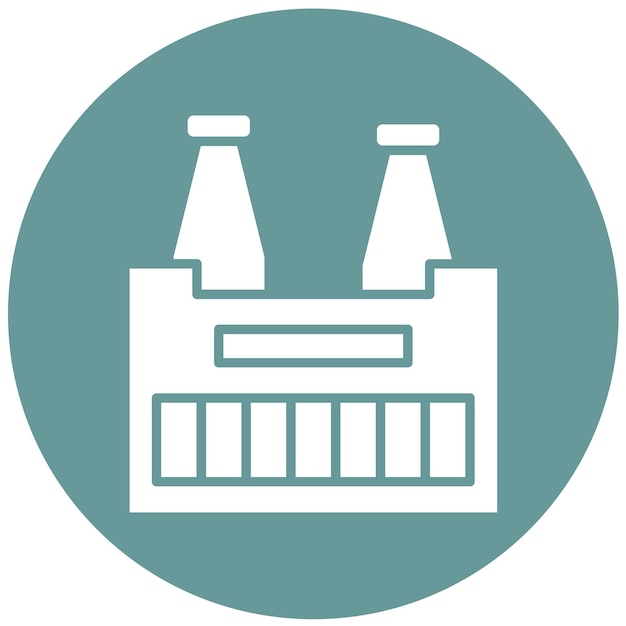 Diseño vectorial Estilo del icono de la caja de caja