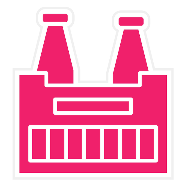 Diseño vectorial Estilo del icono de la caja de caja