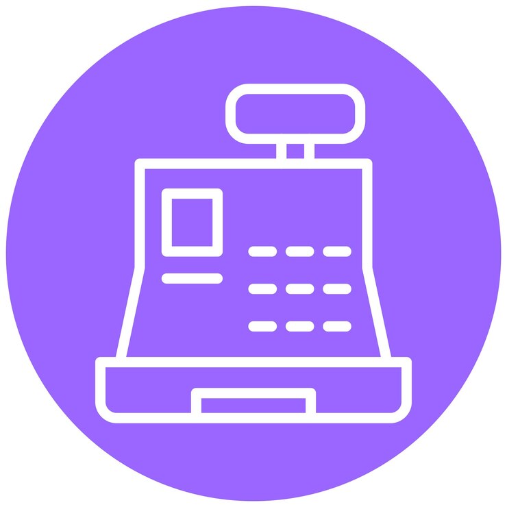 Vector diseño vectorial del estilo del icono de la caja