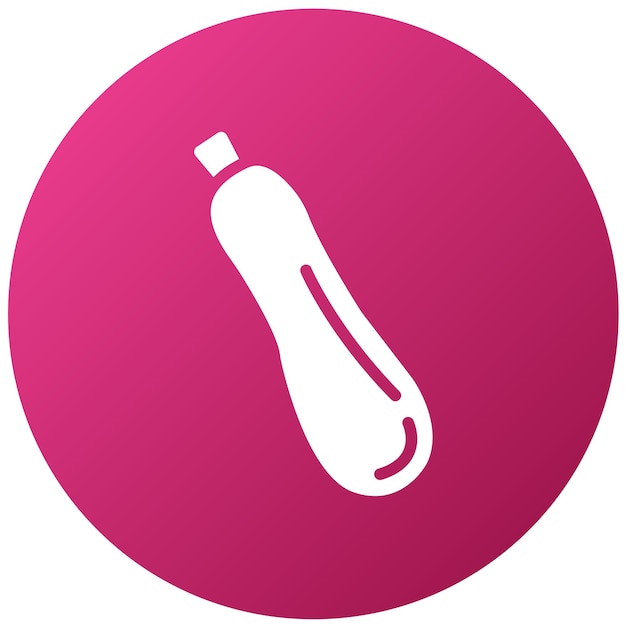 Diseño vectorial de estilo de icono de calabacín
