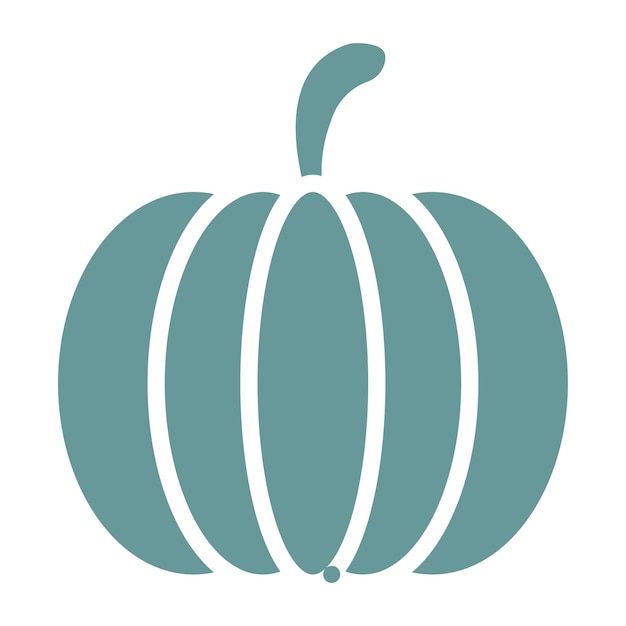 Diseño vectorial Estilo del icono de la calabaza