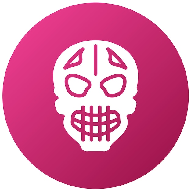 Diseño vectorial Estilo del icono de la calavera