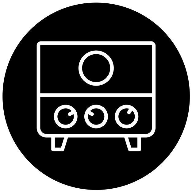Diseño vectorial Estilo del icono del calentador de agua