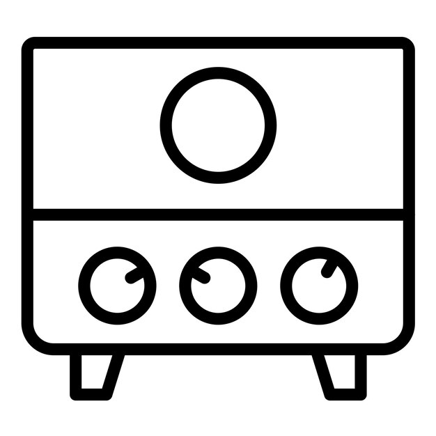 Diseño vectorial Estilo del icono del calentador de agua