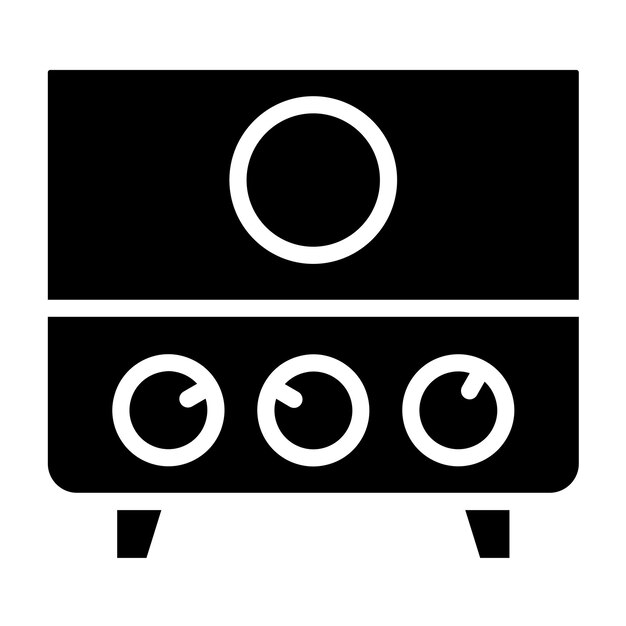 Diseño vectorial Estilo del icono del calentador de agua