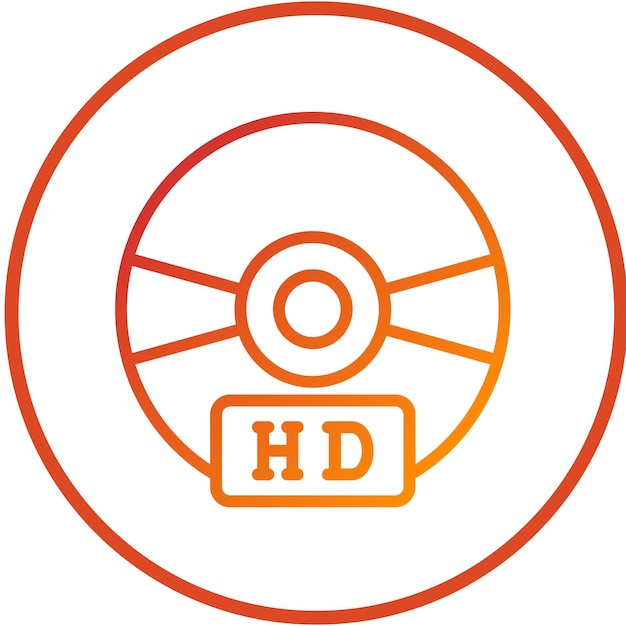Diseño vectorial Estilo del icono de calidad del disco