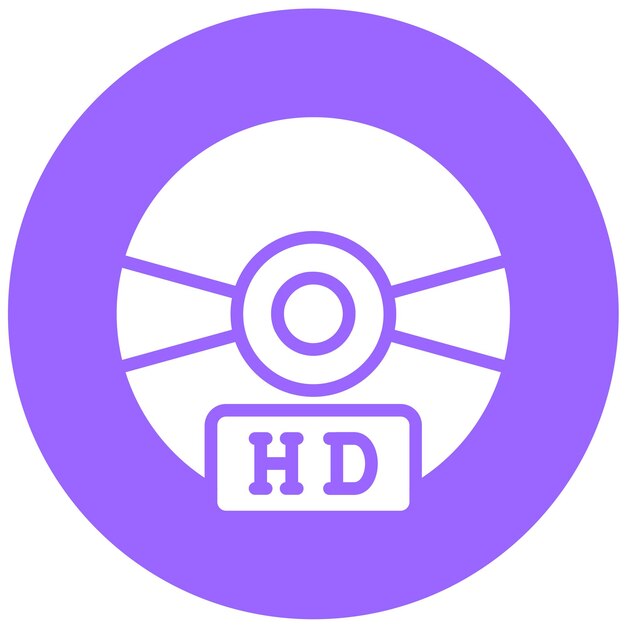 Diseño vectorial Estilo del icono de calidad del disco
