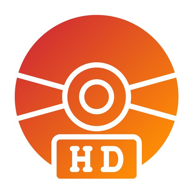 Diseño vectorial Estilo del icono de calidad del disco