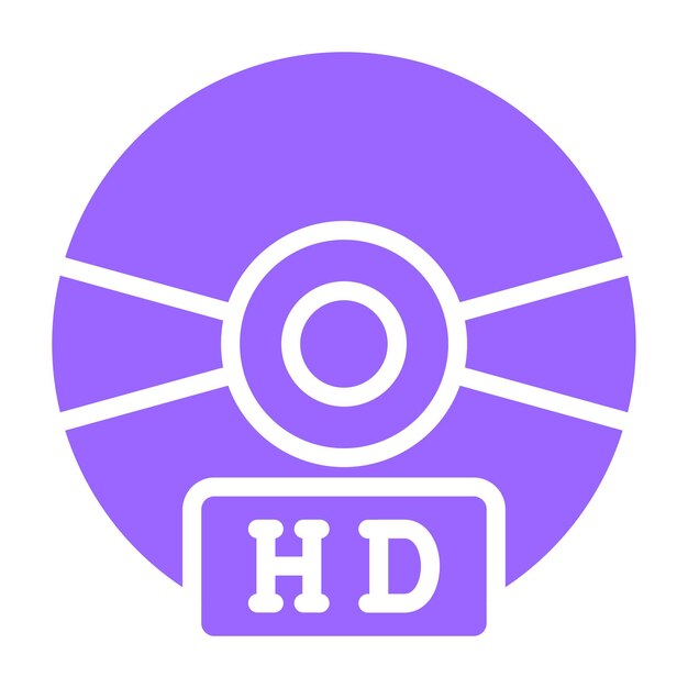 Diseño vectorial Estilo del icono de calidad del disco