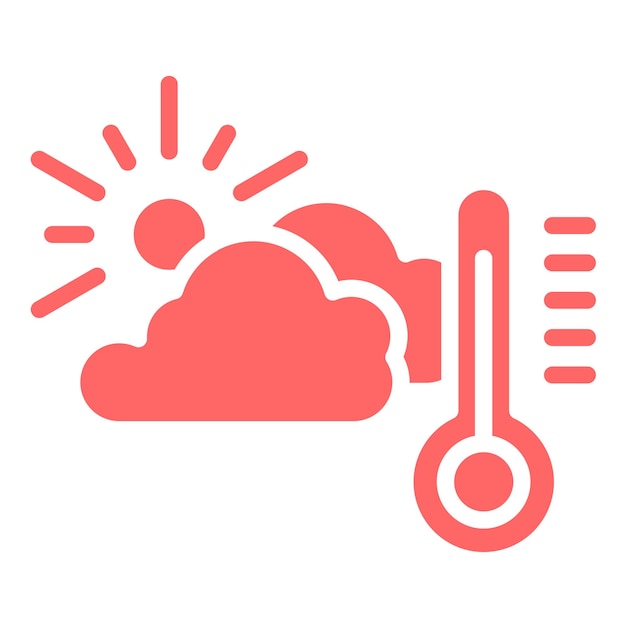 Diseño vectorial Estilo de icono caliente