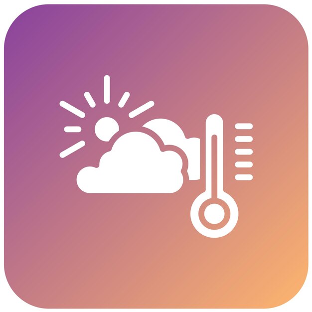 Diseño vectorial Estilo de icono caliente