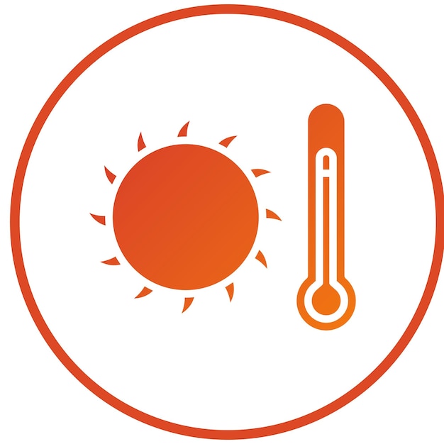 Diseño vectorial Estilo de icono caliente