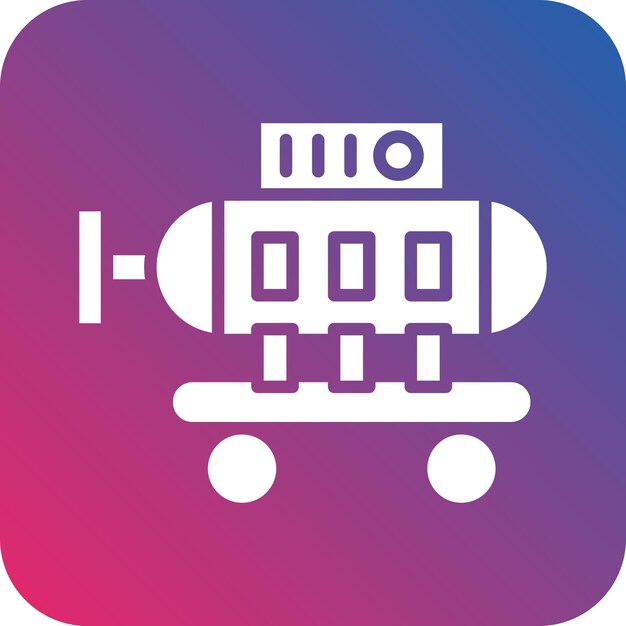 Diseño vectorial Estilo del icono de la cámara de buceo