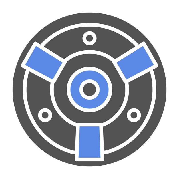 Diseño vectorial Estilo del icono de la cámara Fisheye