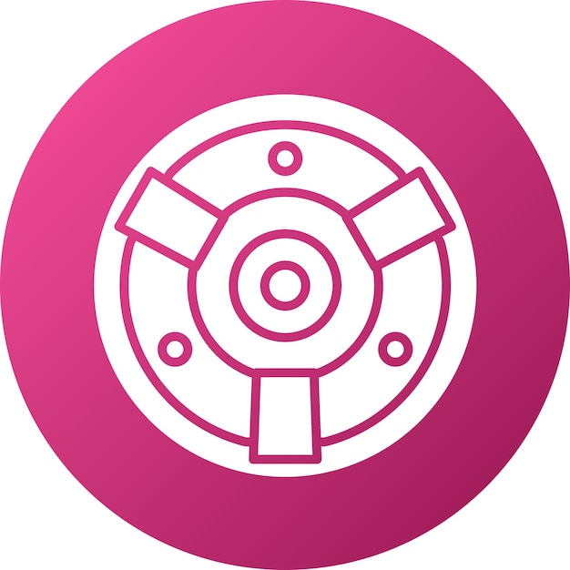 Diseño vectorial Estilo del icono de la cámara Fisheye
