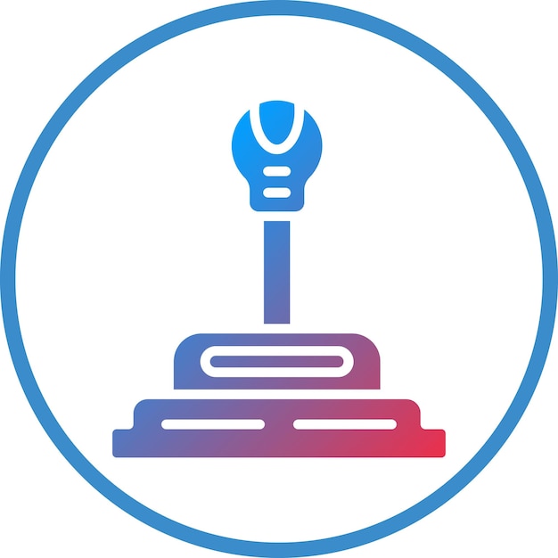 Diseño vectorial Estilo del icono de cambio de marcha