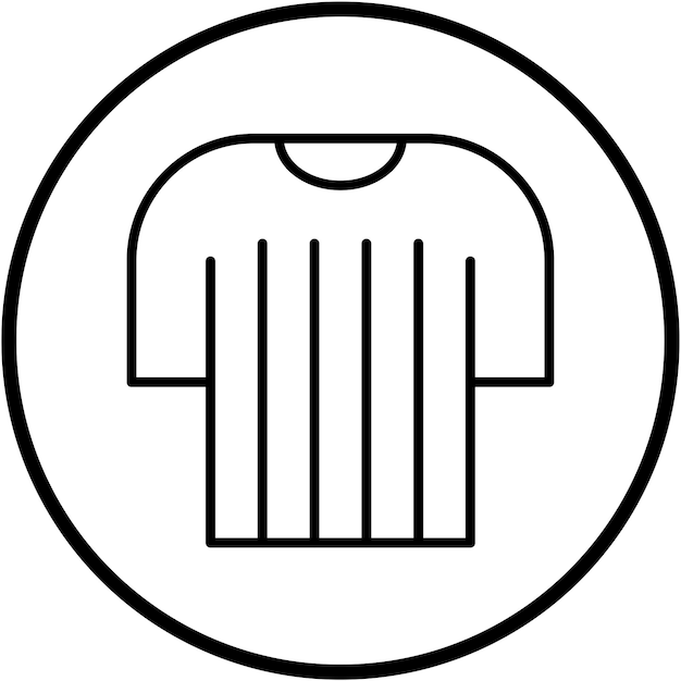 Diseño vectorial Estilo del icono de la camiseta