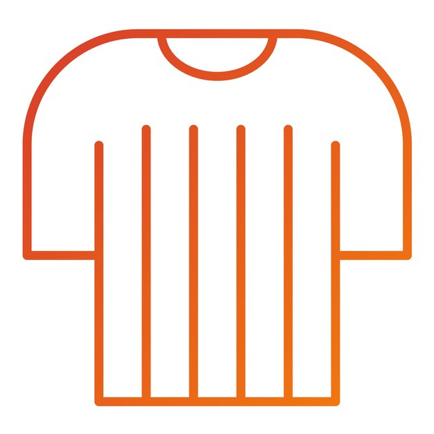 Diseño vectorial Estilo del icono de la camiseta