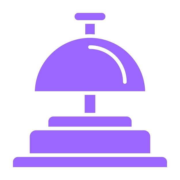 Diseño vectorial Estilo del icono de la campana