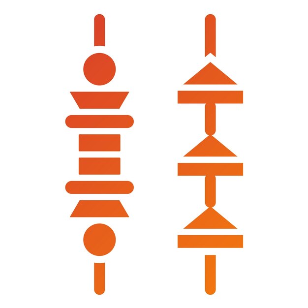 Diseño vectorial Estilo del icono de Canape