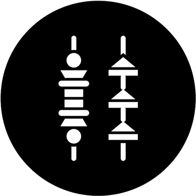 Diseño vectorial Estilo del icono de Canape