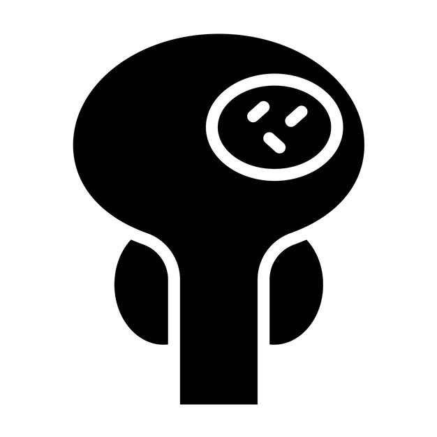 Diseño vectorial Estilo del icono del cáncer de próstata