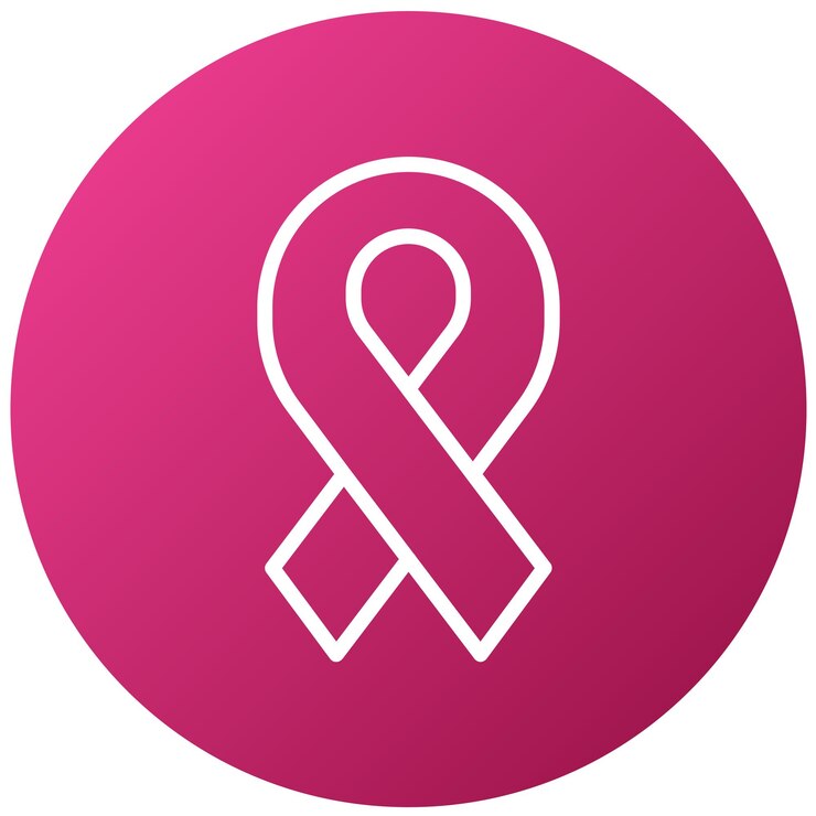 Vector diseño vectorial estilo del icono del cáncer de testículo