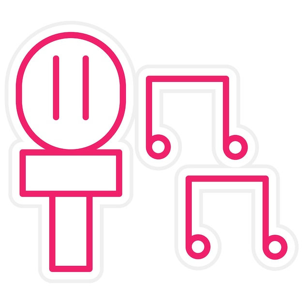 Diseño vectorial de estilo de icono cantor