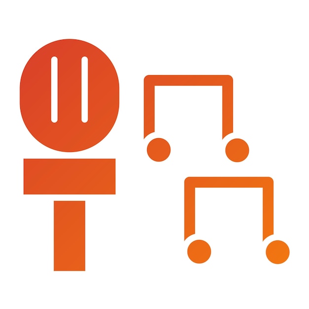Diseño vectorial de estilo de icono cantor