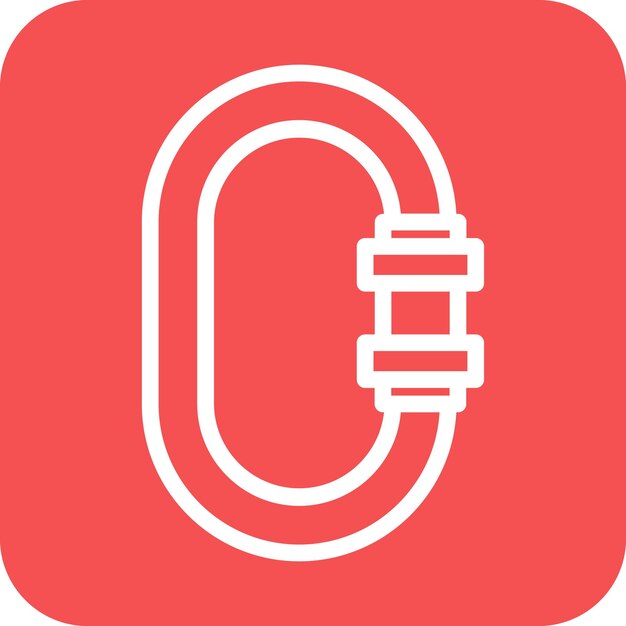 Diseño vectorial del estilo del icono del carabino