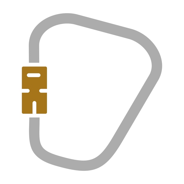 Diseño vectorial del estilo del icono del carabino