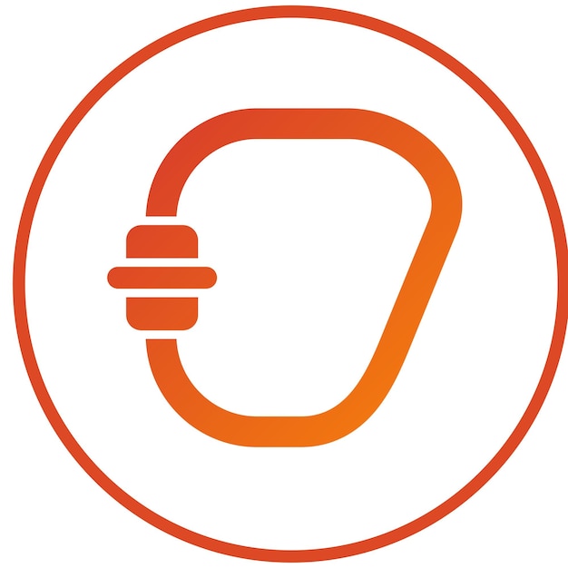 Diseño vectorial del estilo del icono del carabino