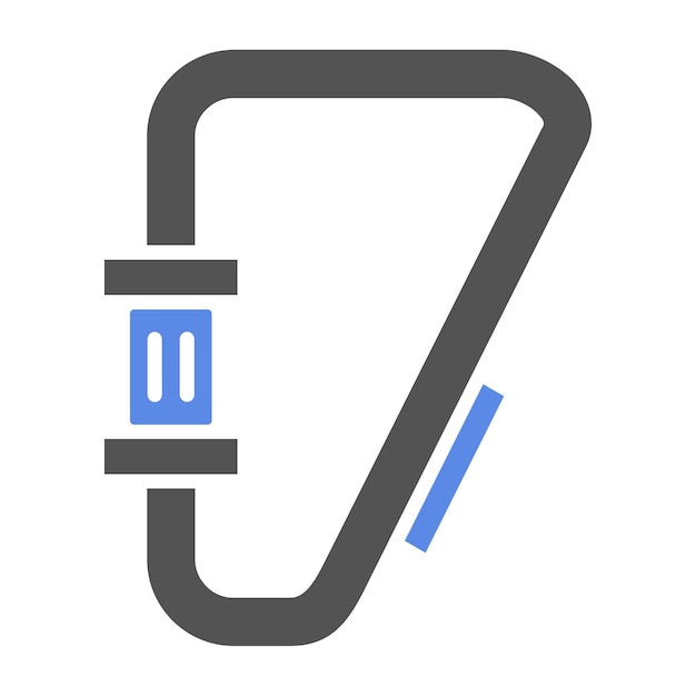 Diseño vectorial del estilo del icono del carabino