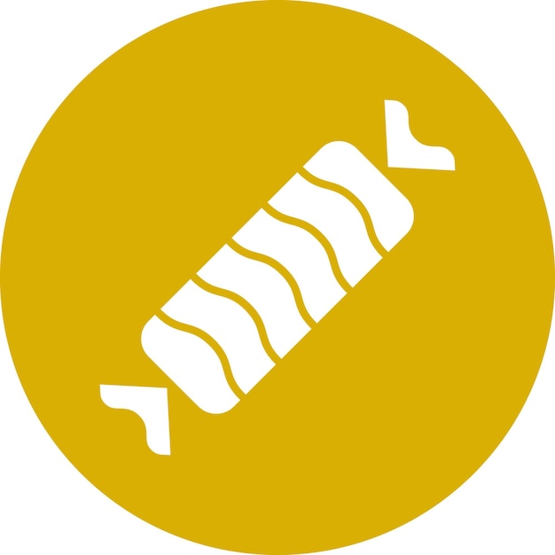 Diseño vectorial de estilo de icono de caramelo