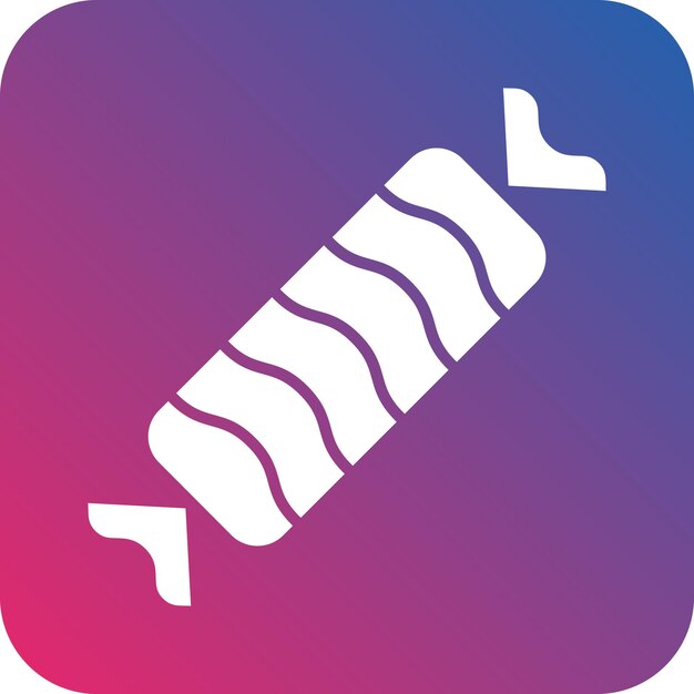 Diseño vectorial de estilo de icono de caramelo