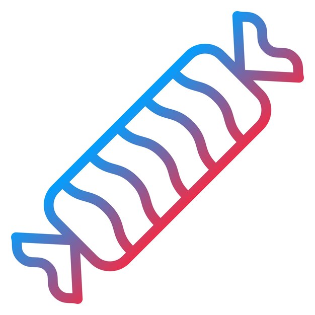 Diseño vectorial de estilo de icono de caramelo