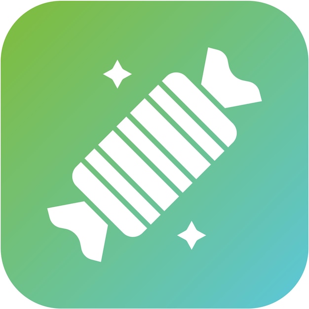 Diseño vectorial de estilo de icono de caramelo