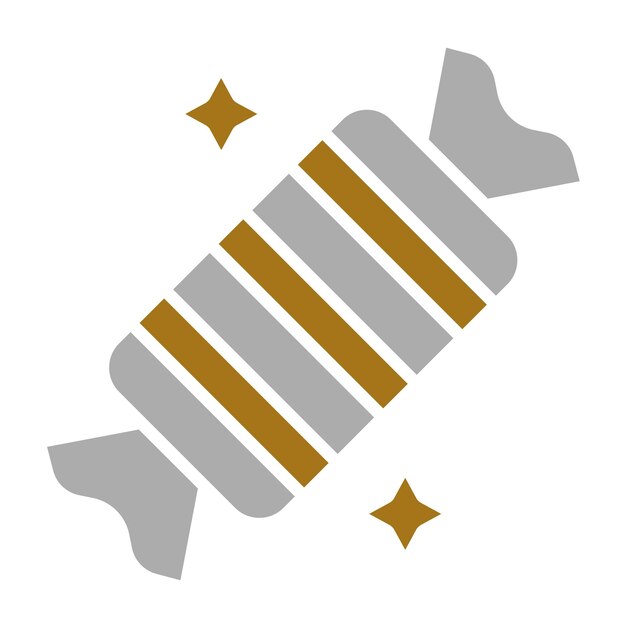 Diseño vectorial de estilo de icono de caramelo