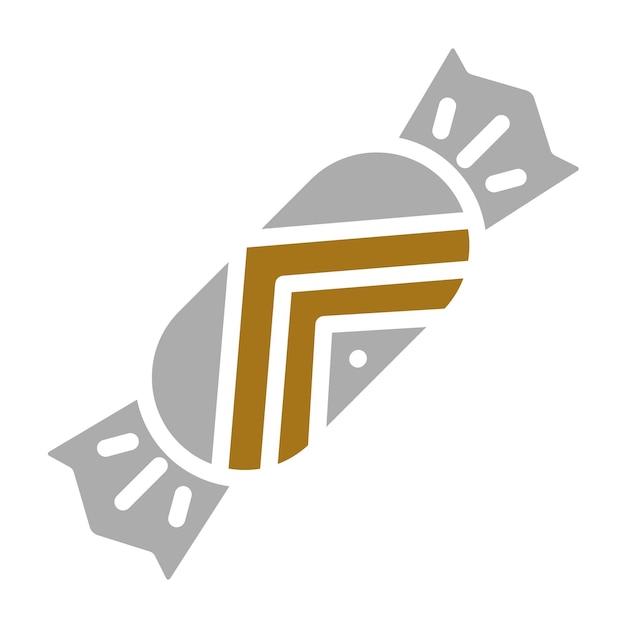 Diseño vectorial de estilo de icono de caramelo