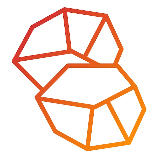 Diseño vectorial Estilo de icono de carbón