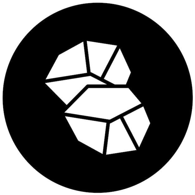 Diseño vectorial Estilo de icono de carbón