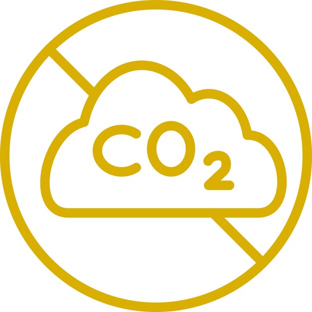 Diseño vectorial Estilo de icono de carbono