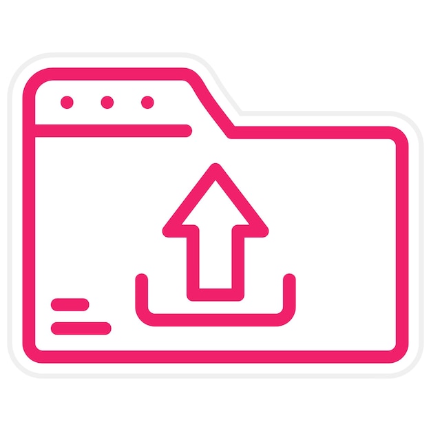 Diseño vectorial Estilo del icono de carga