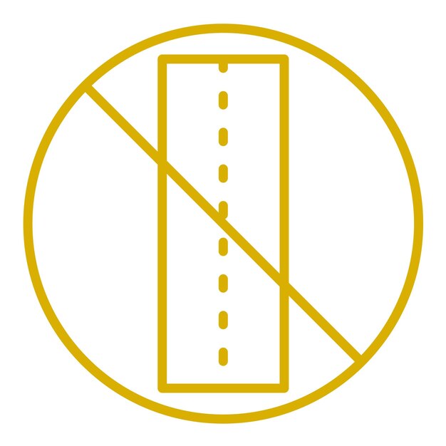 Diseño vectorial Estilo del icono de la carretera sellada