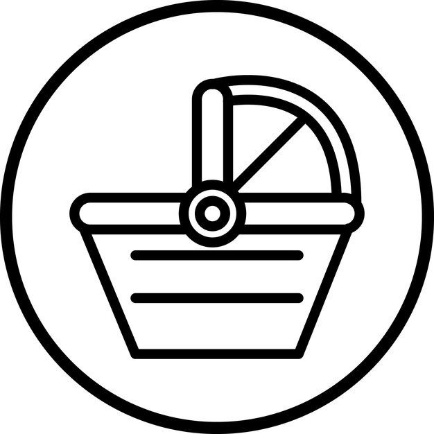 Diseño vectorial Estilo del icono de Carrycot