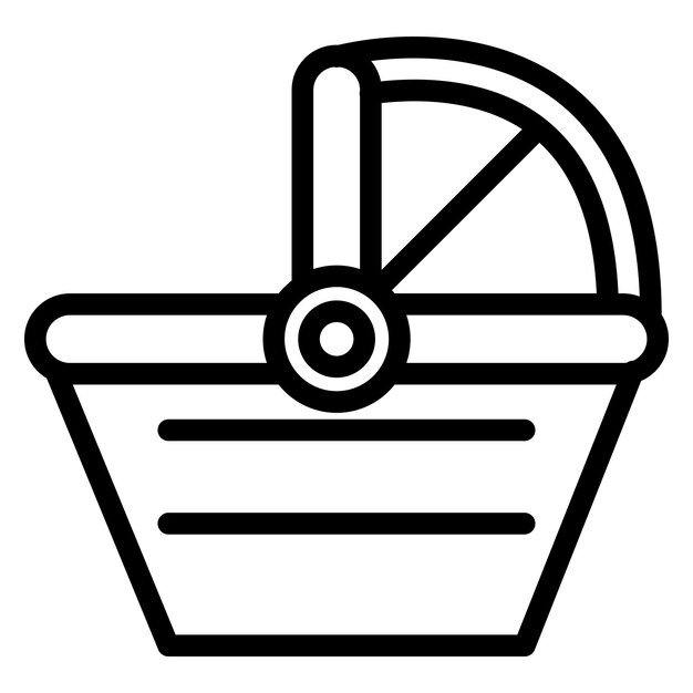 Diseño vectorial Estilo del icono de Carrycot