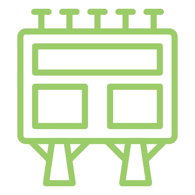 Diseño vectorial Estilo de icono de cartelera