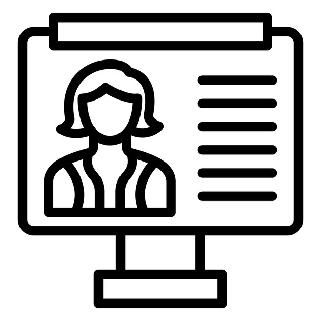 Diseño vectorial Estilo de icono de cartelera