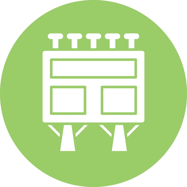 Diseño vectorial Estilo de icono de cartelera
