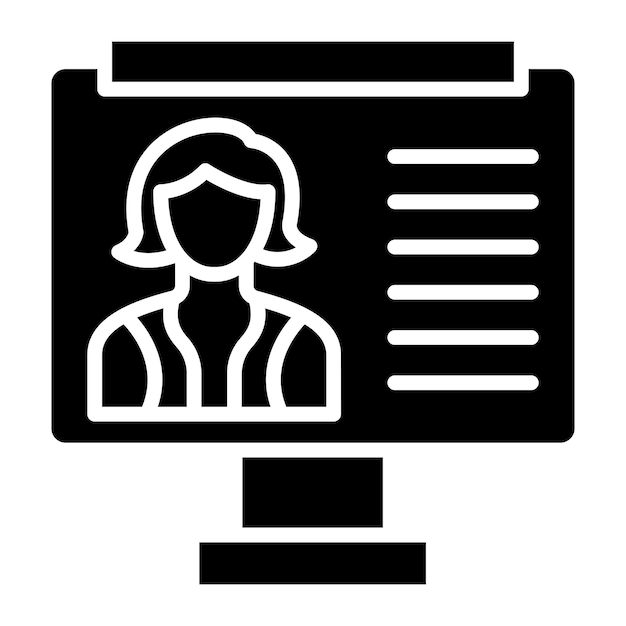 Diseño vectorial Estilo de icono de cartelera